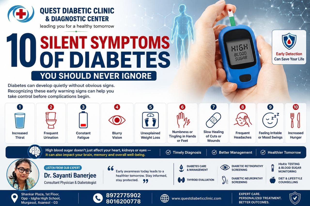 10 Silent Symptoms of Diabetes You Should Never Ignore
