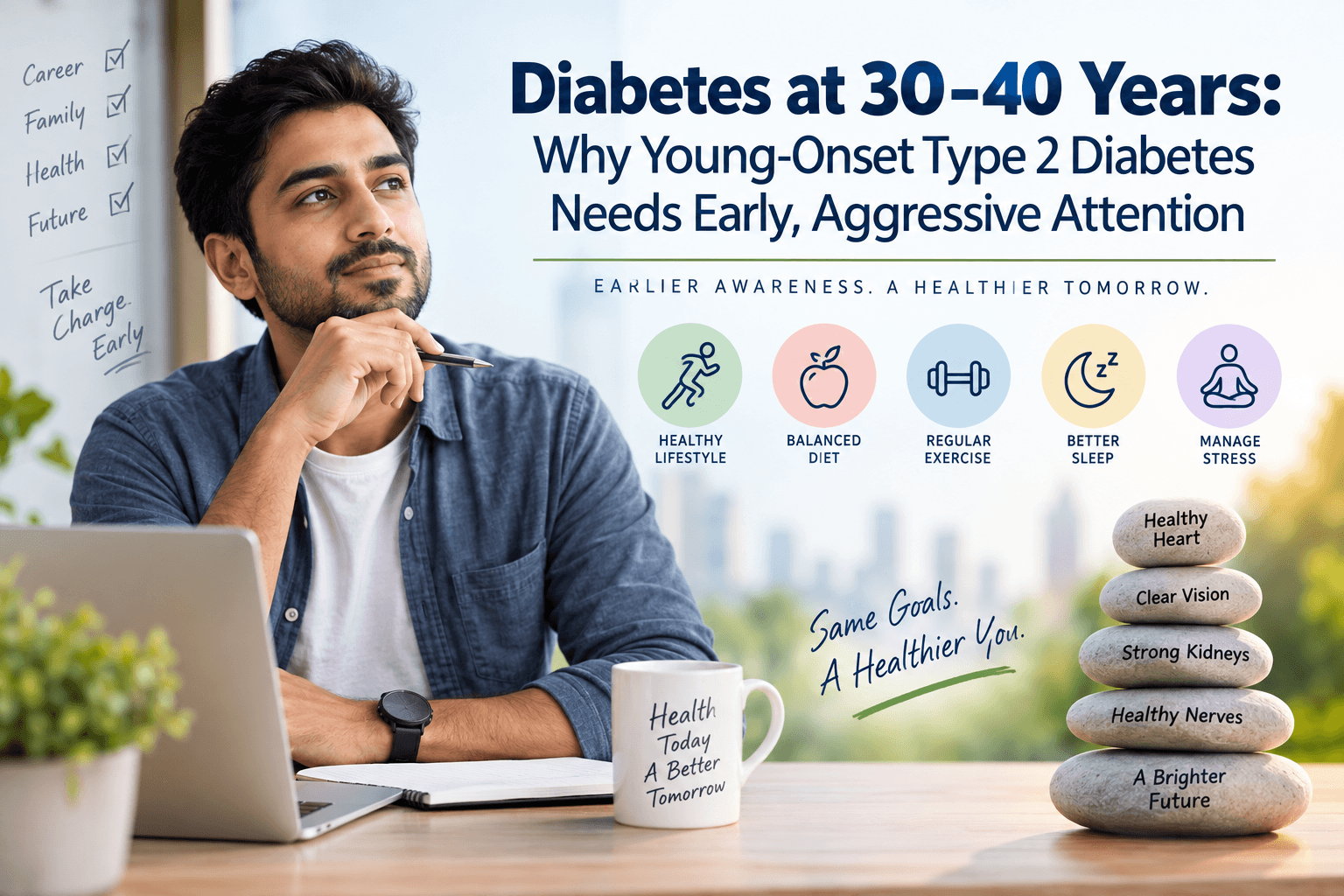 Diabetes at 30–40 Years: Why Young-Onset Type 2 Diabetes Needs Early, Aggressive Attention